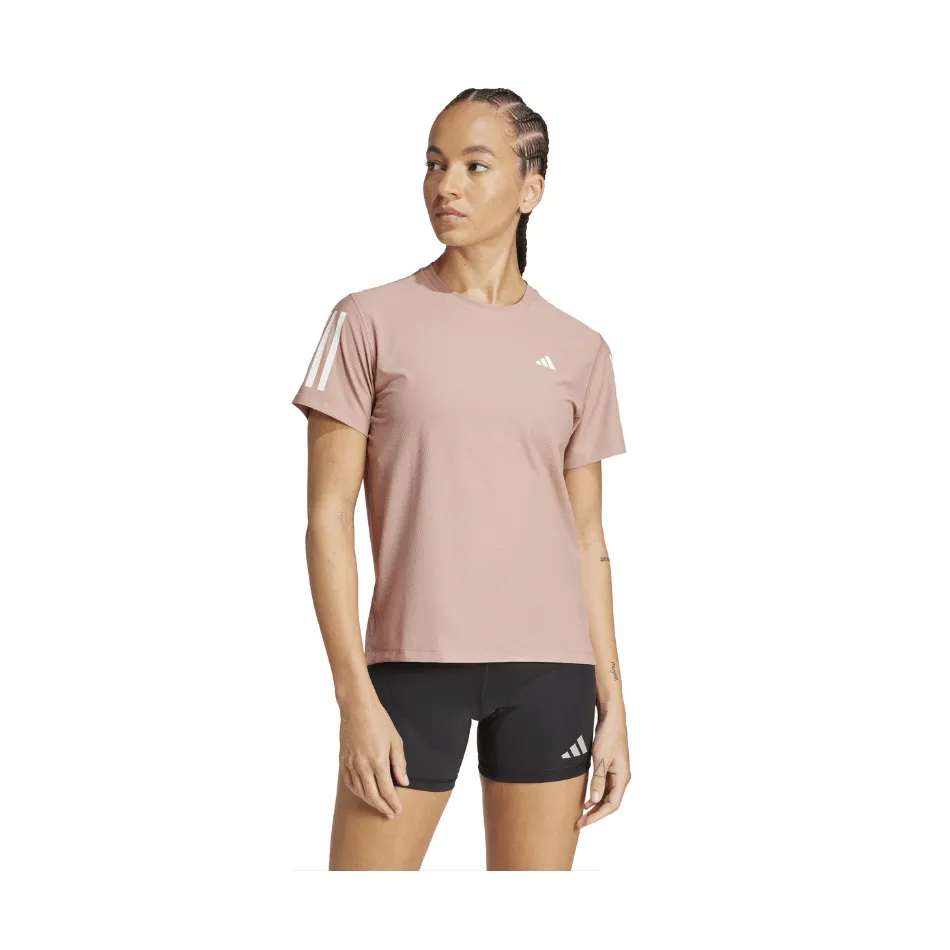 Adidas Women's Own The Run Tee in Warm Clay SS25