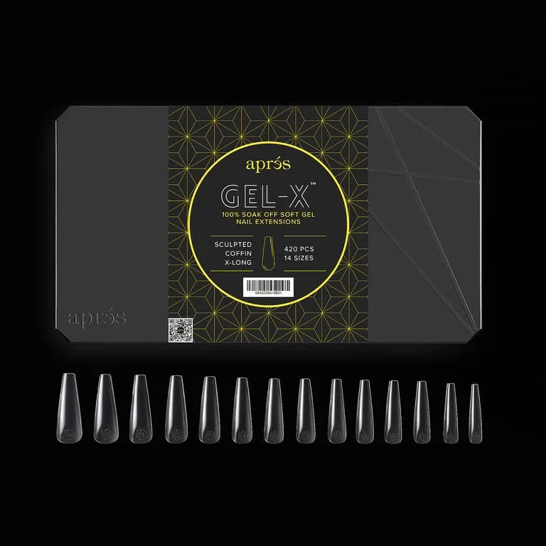Apres Gel-X Tips 2.0 (420pc) - Sculpted Extra Long Coffin