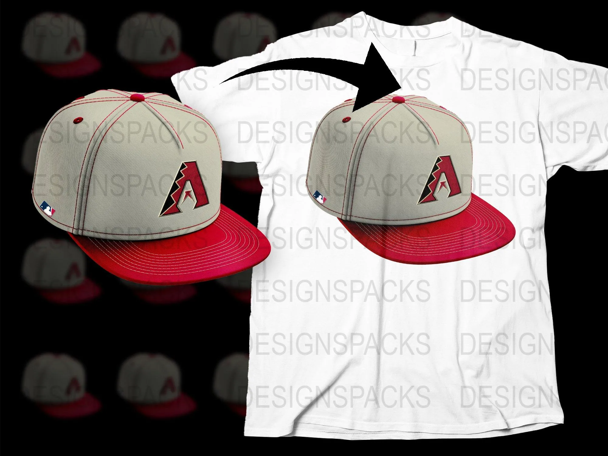 Arizona Diamondbacks Design Casual Wear Png Digital Download
