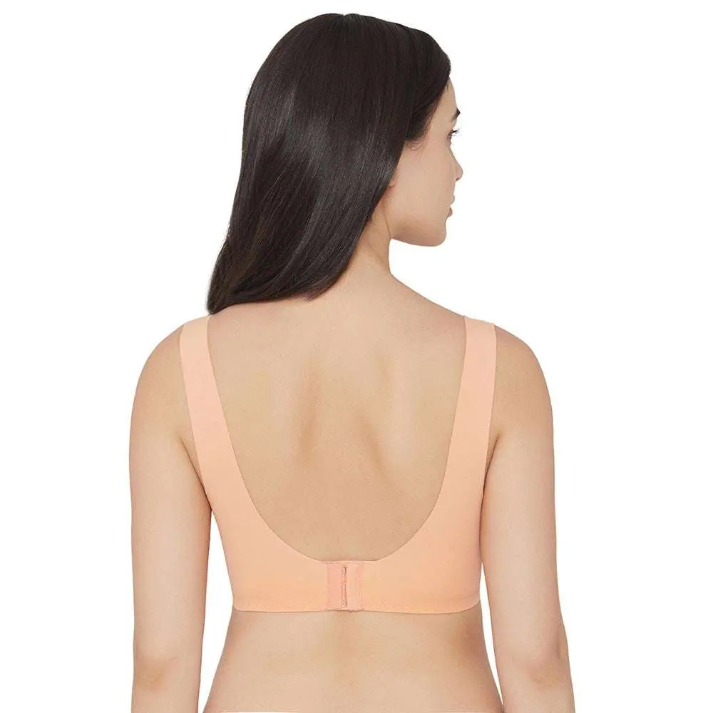 Aura Padded Non-wired 3/4th Cup Everyday Wear Full coverage Bra - Orange