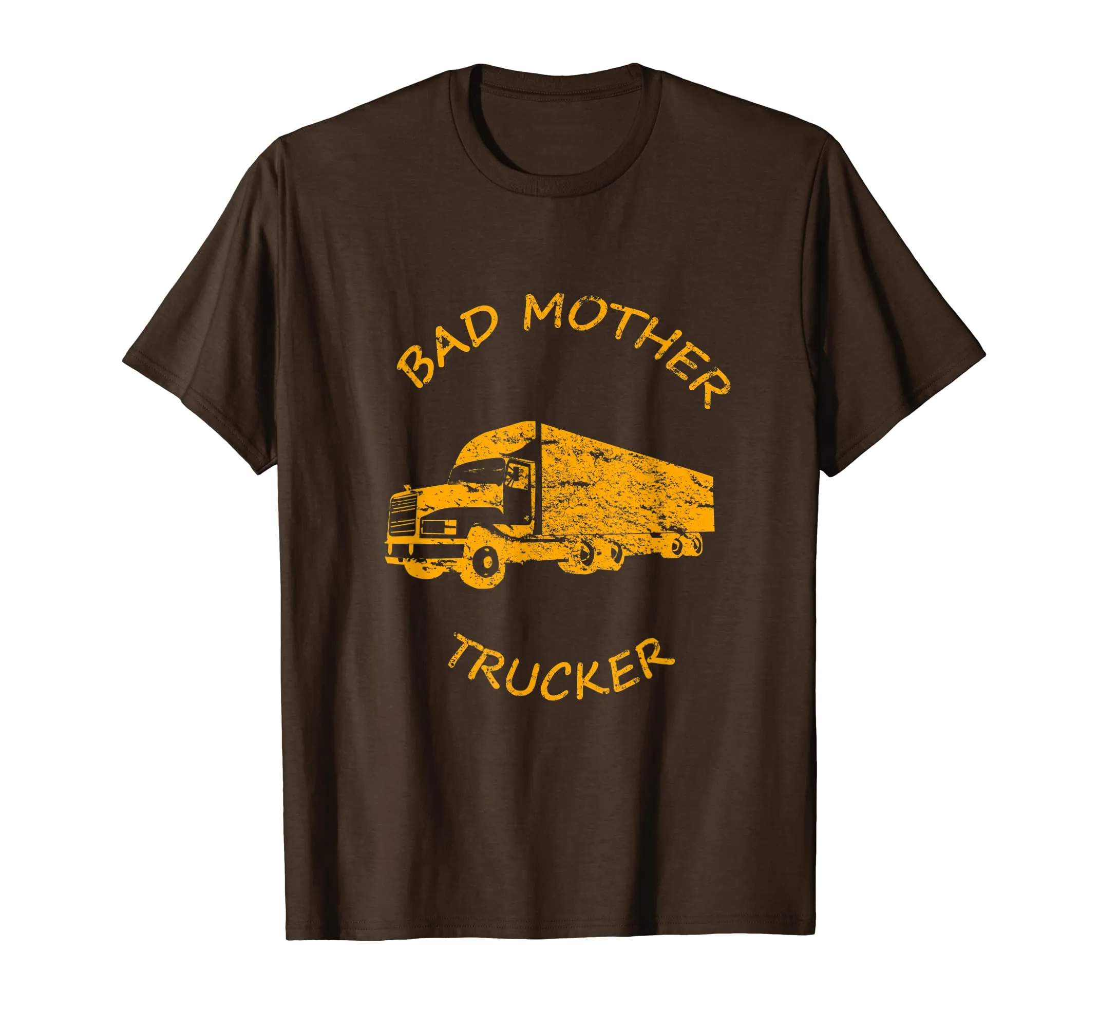 BAD MOTHER TRUCKER Truck Driver Funny Trucking Shirt