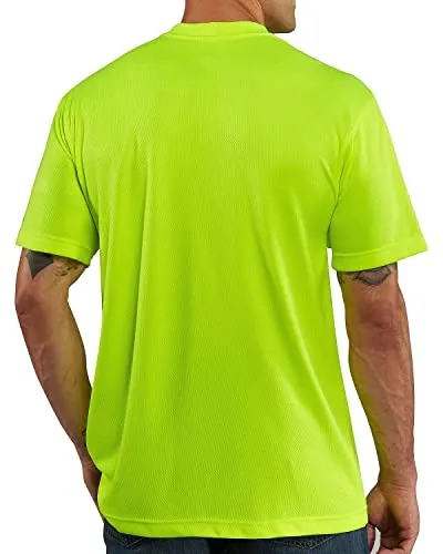 Carhartt 100493 Men's High-Visibility Force Relaxed Fit Lightweight Color Enhanced Short-Sleeve Pocket T-Shirt