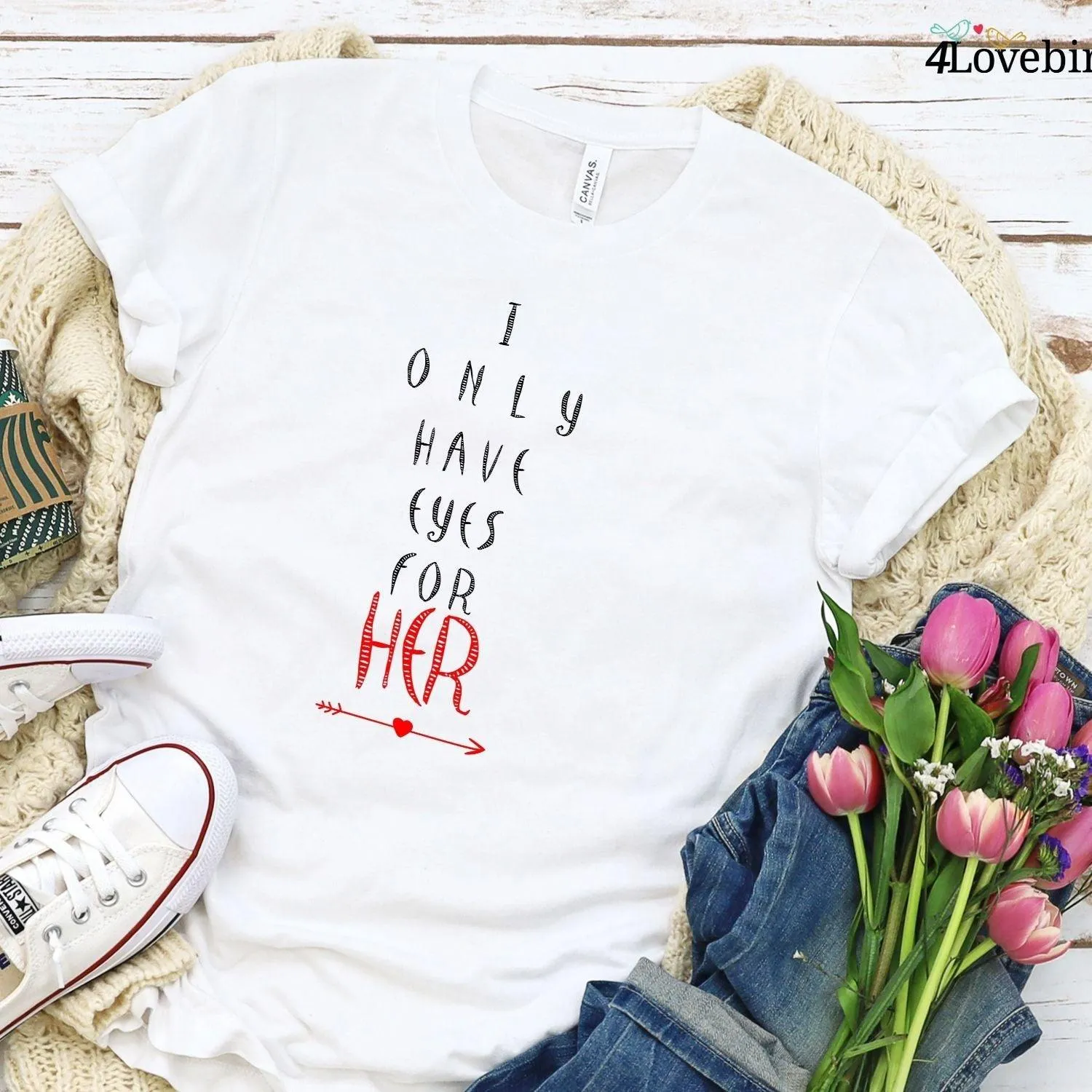 Couples' Matching Outfits - Exclusive "I Only Have Eyes for Her/Him" Gift Set