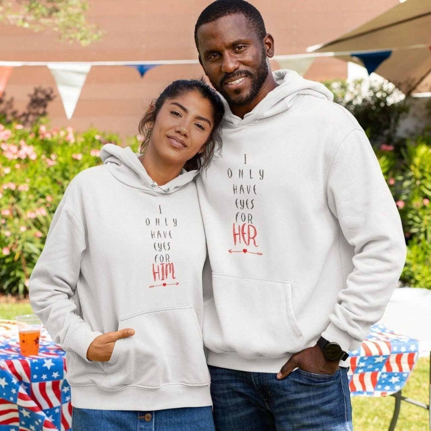 Couples' Matching Outfits - Exclusive "I Only Have Eyes for Her/Him" Gift Set