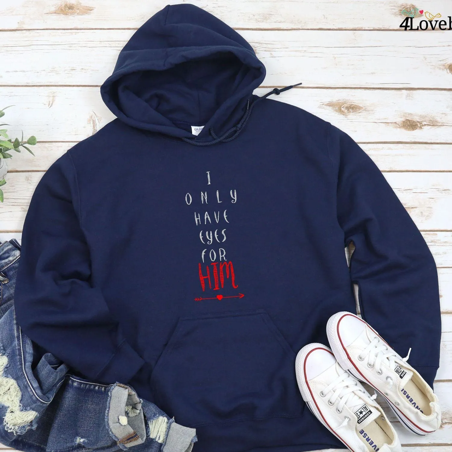 Couples' Matching Outfits - Exclusive "I Only Have Eyes for Her/Him" Gift Set