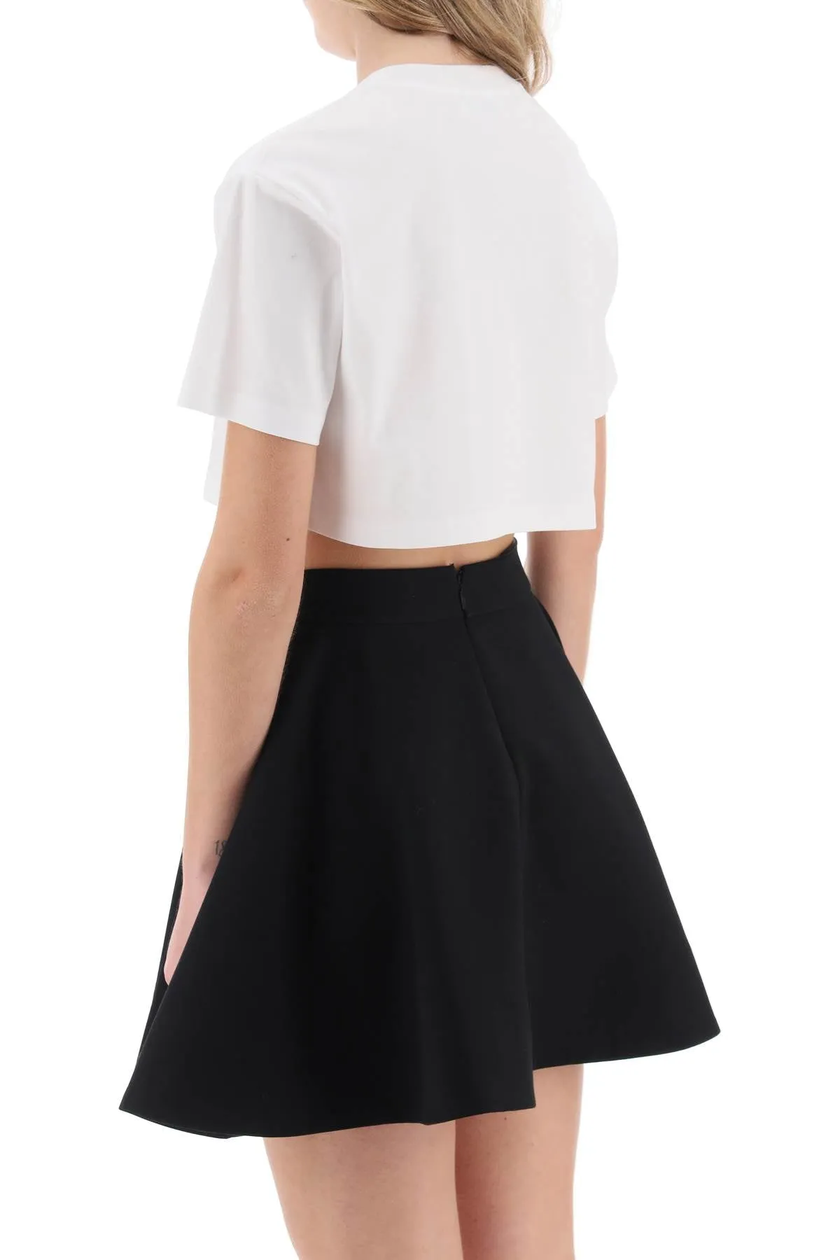 curb logo cropped t-shirt