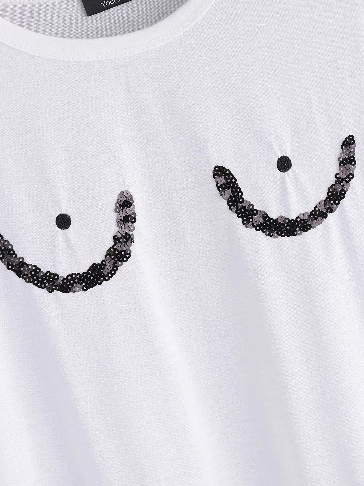 Custom Crew Neck Printed Short Sleeve White T-Shirt