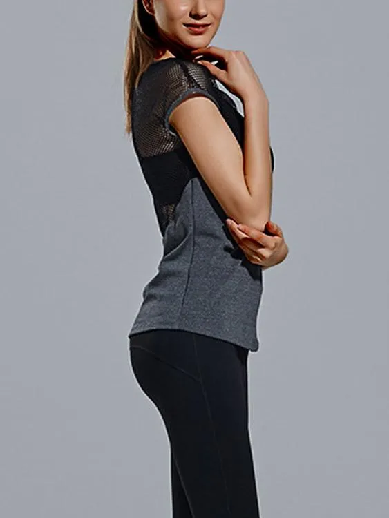 Custom Round Neck Hollow Short Sleeve T-Shirts