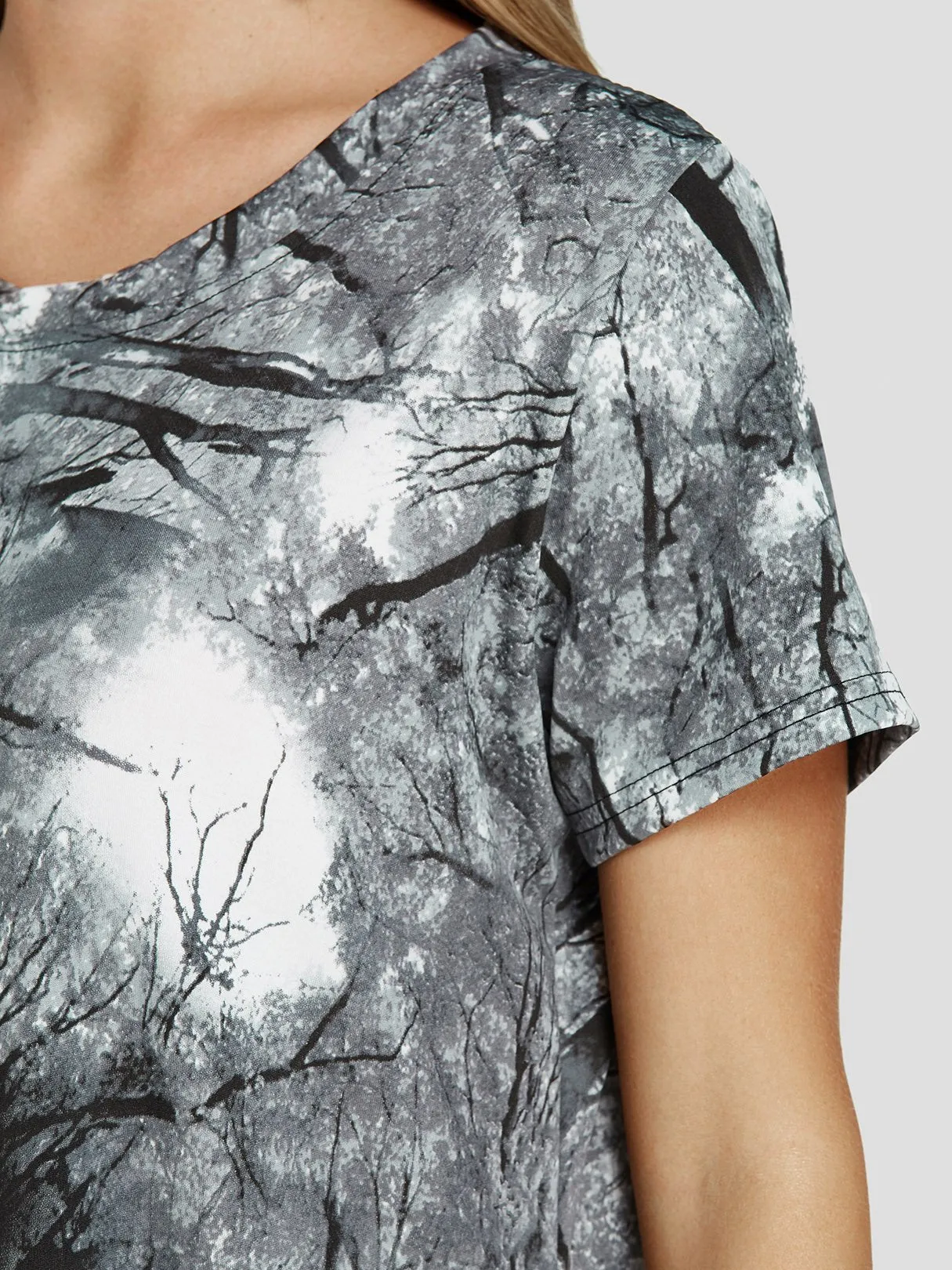 Custom Round Neck Printed Short Sleeve T-Shirts