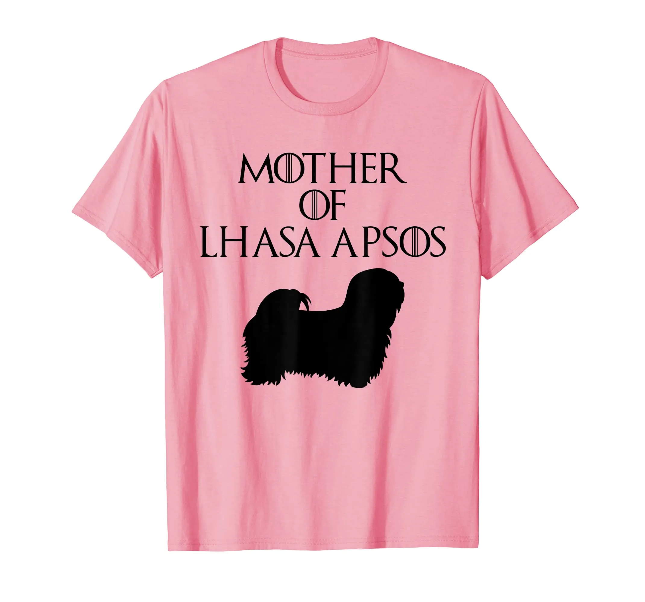 Cute &amp; Unique Black Mother of Lhasa Apsos T-shirt E010688