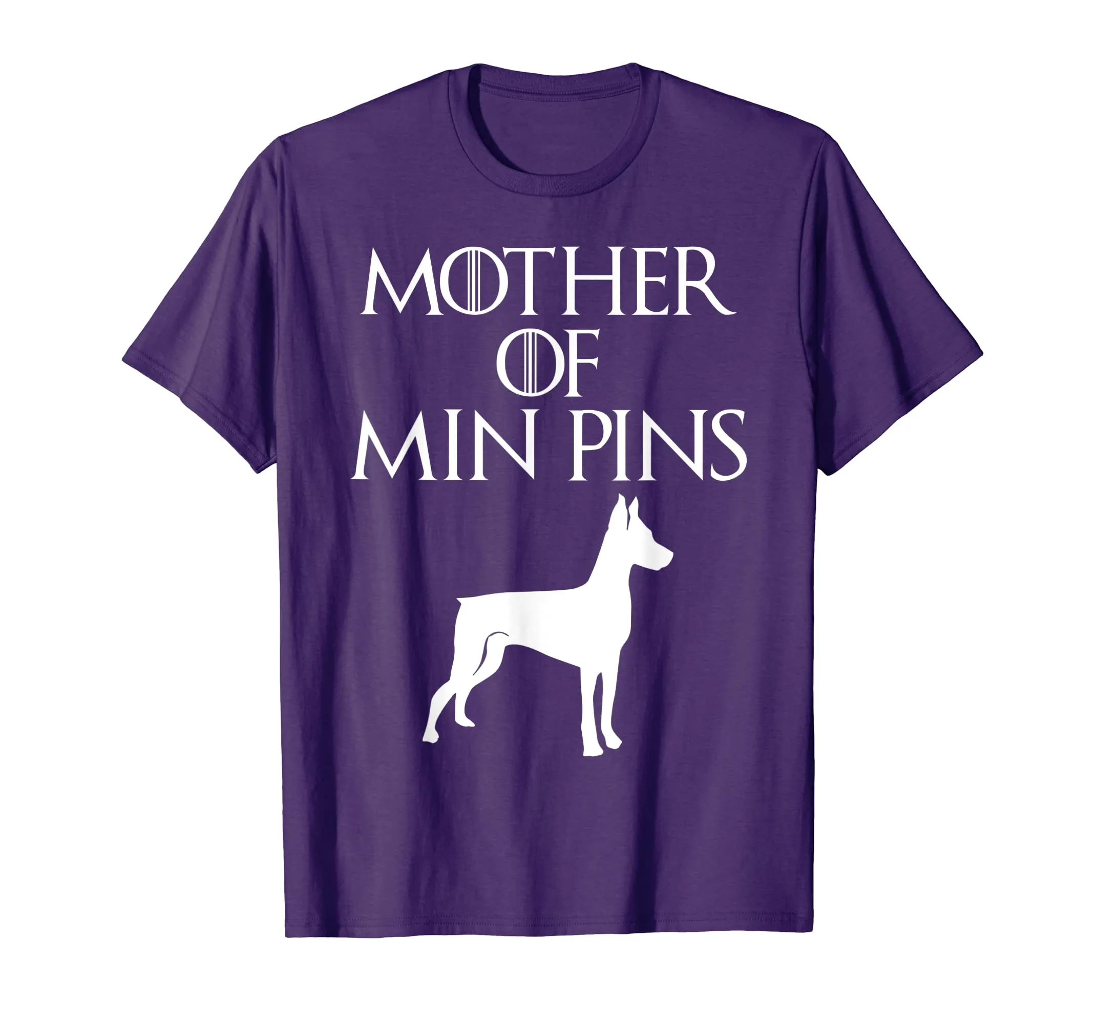 Cute White Mother of Miniature Pinschers T-shirt E010702
