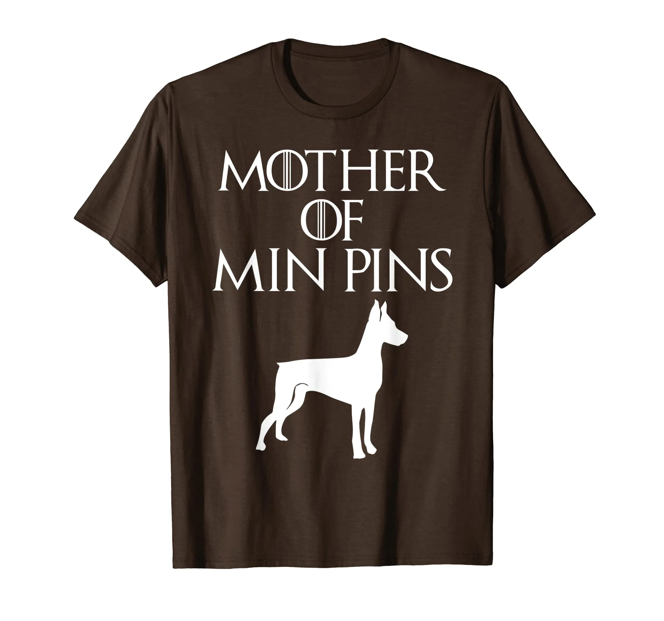 Cute White Mother of Miniature Pinschers T-shirt E010702