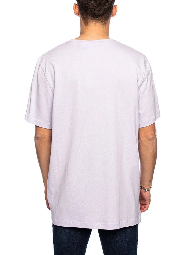 DIAGONAL LOGO T-SHIRT IN PURPLE
