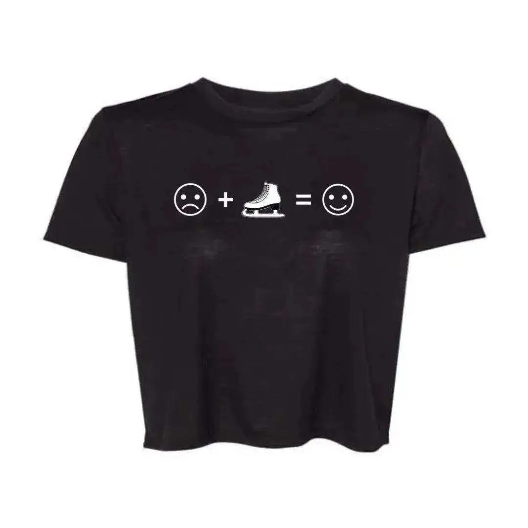 Emoji Flowy Crop Tee