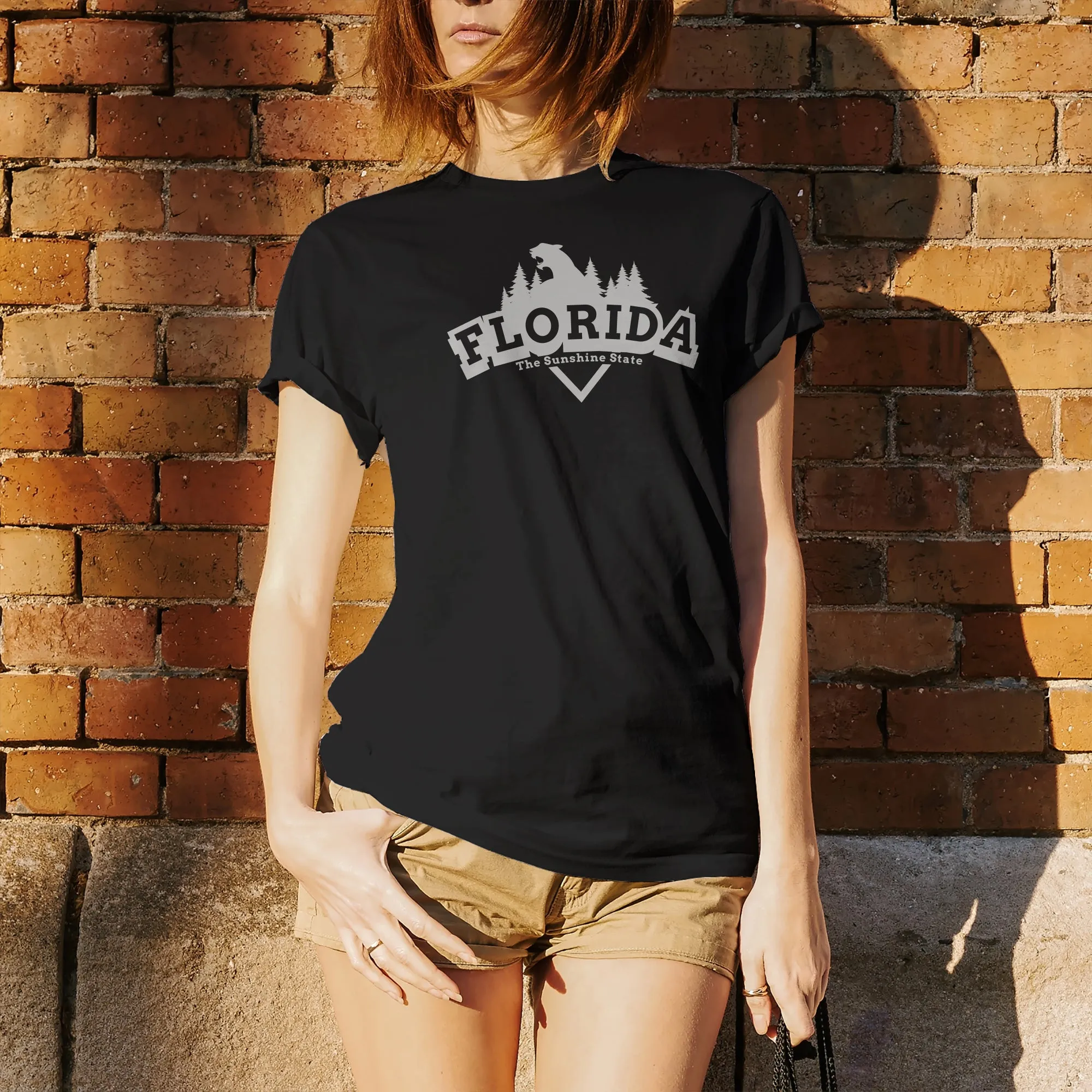 Florida Panther Arch T-Shirt - Black