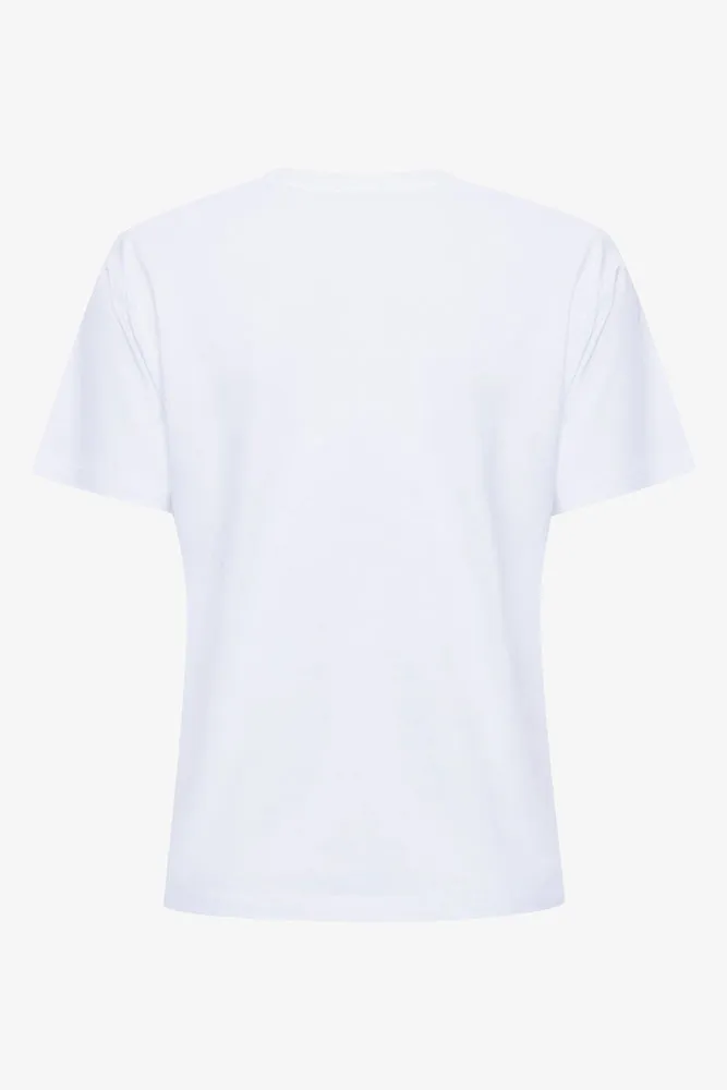 Flower Short Sleeve T-Shirt White