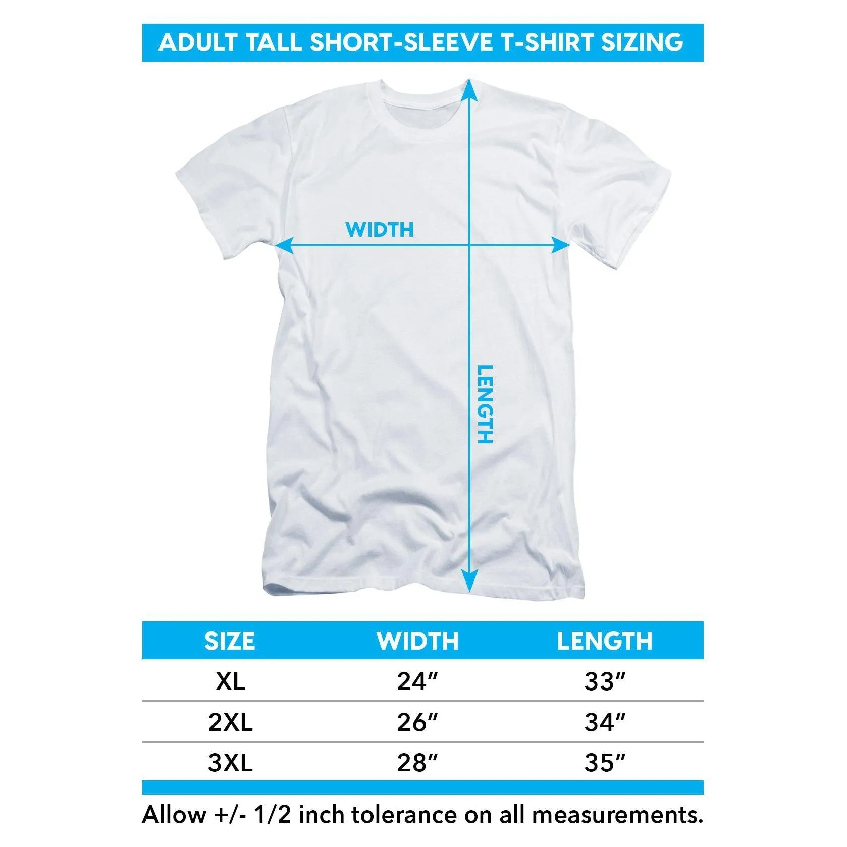 Ford Tractor Tall Short-Sleeve T-Shirt