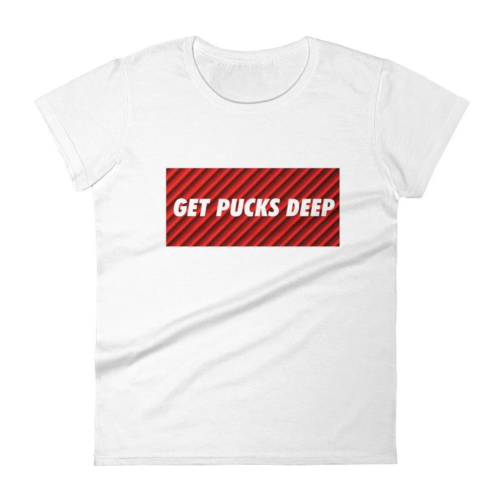 Get Pucks Deep Womens Tee