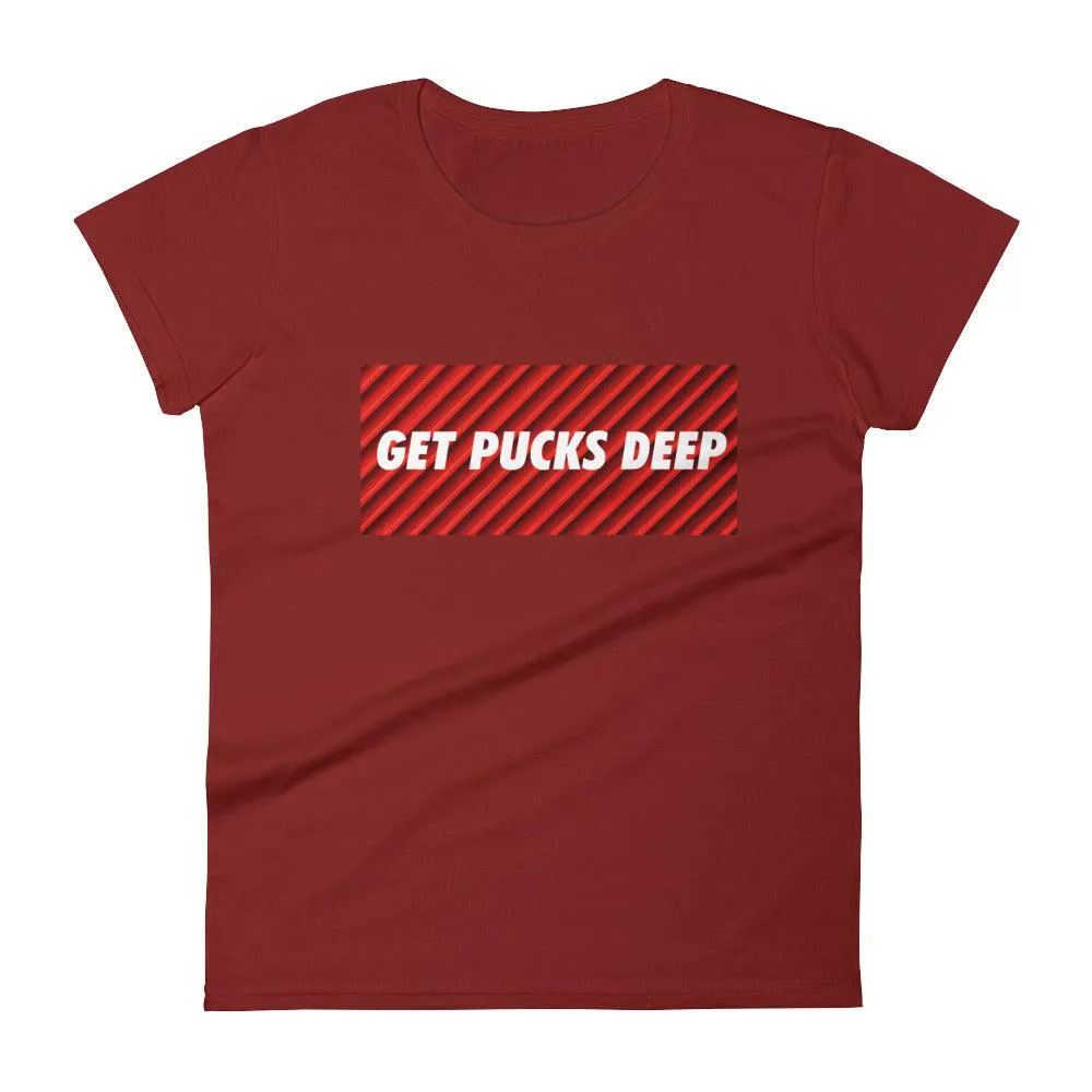 Get Pucks Deep Womens Tee