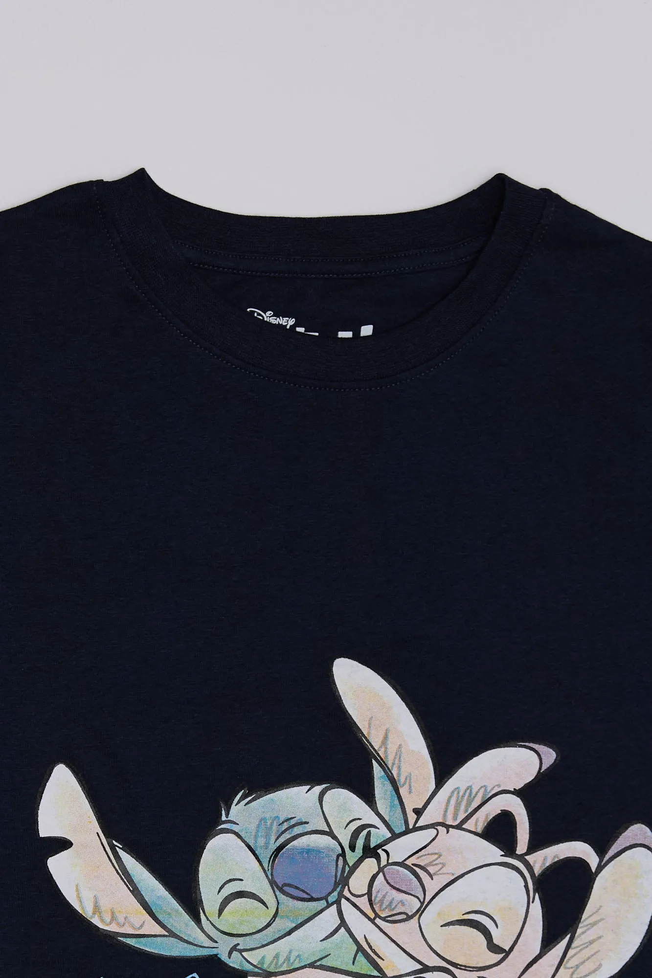 Girls' Stitch And Angel Graphic Tee