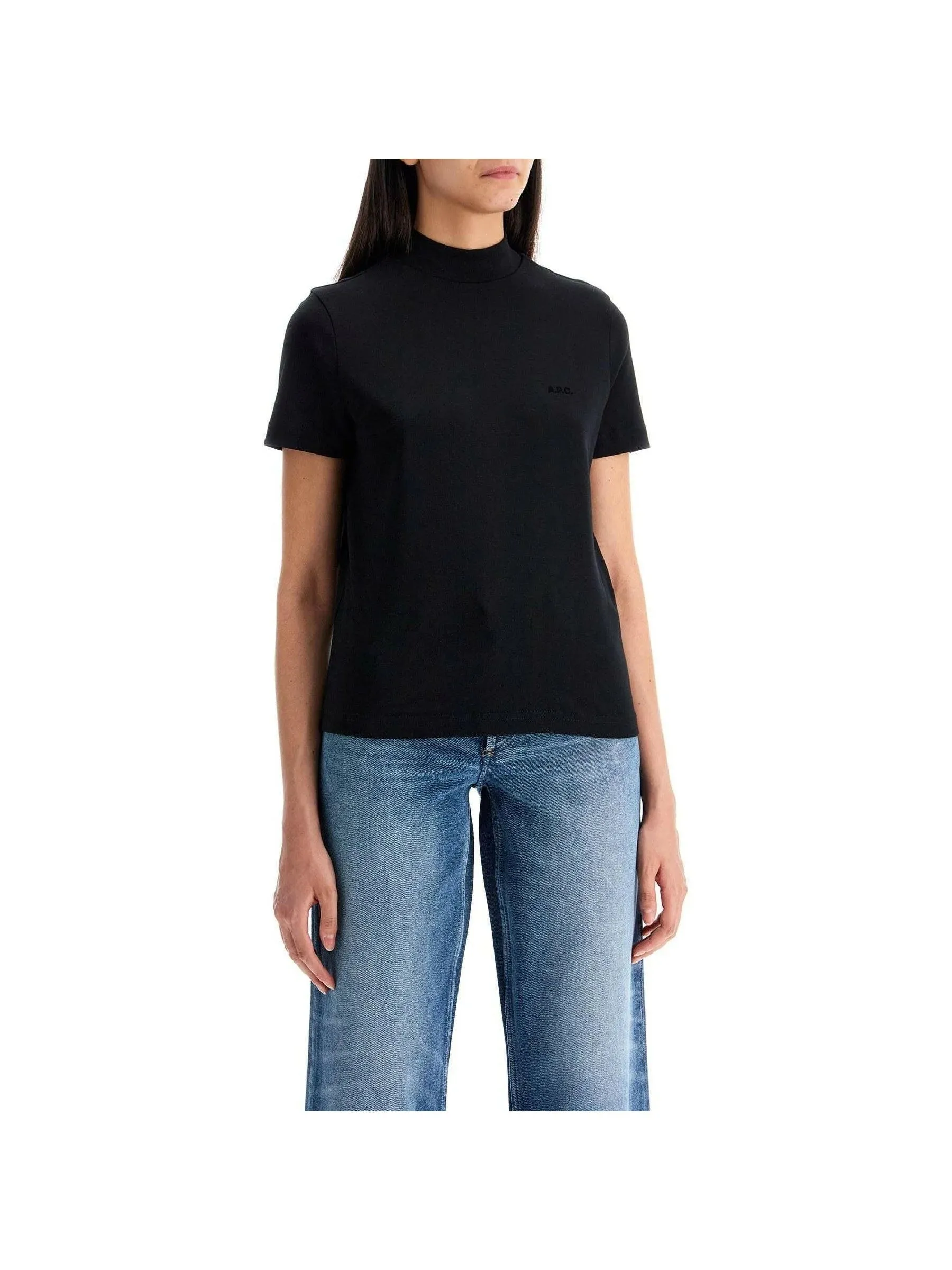 High-Neck Caroll Organic Cotton Top