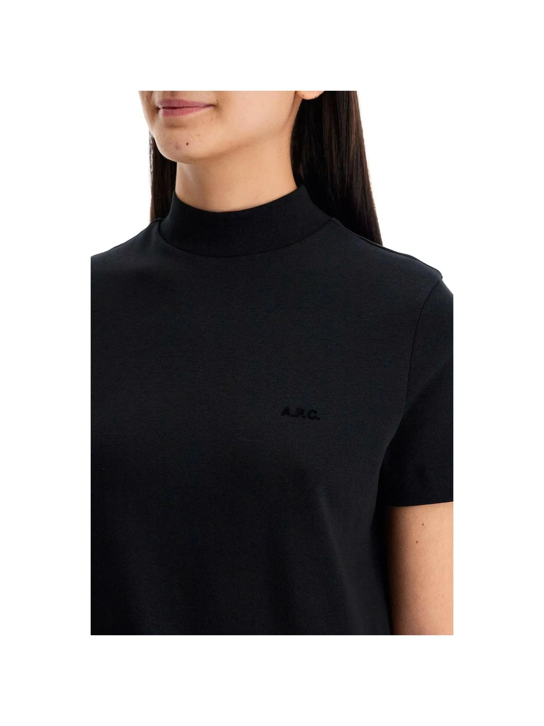 High-Neck Caroll Organic Cotton Top