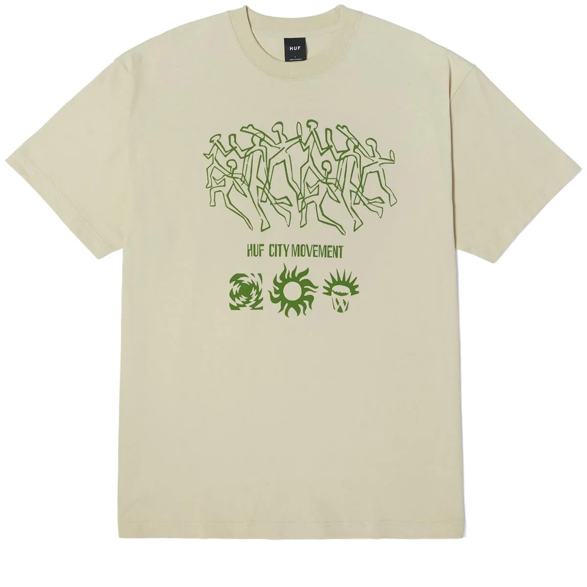 Huf Movement T-Shirt - Stone