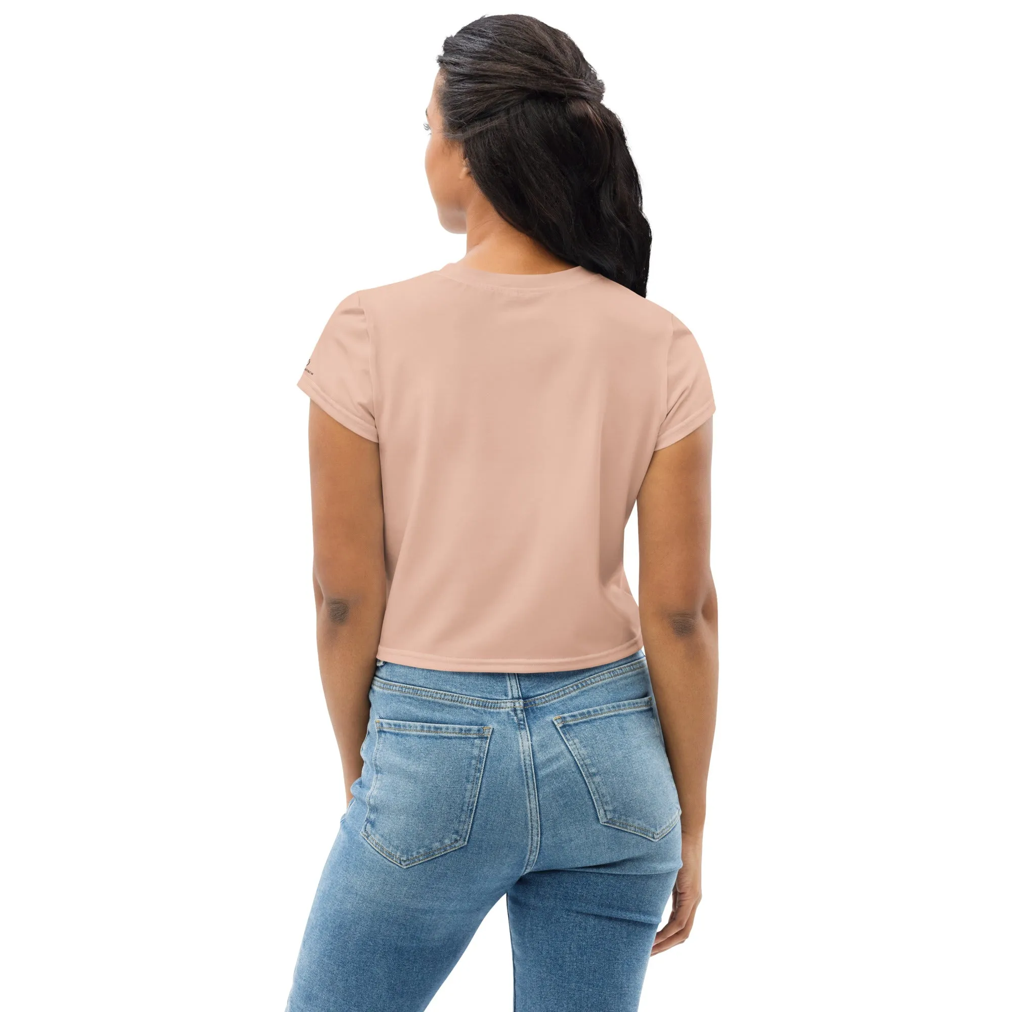 Humble Sportswear™ Blush Pink Crop T-Shirt