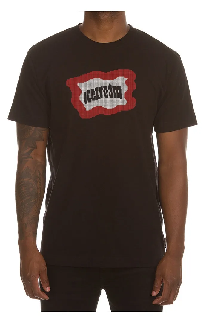 Ice Cream "Dollars" SS Black Tee (441-4201)