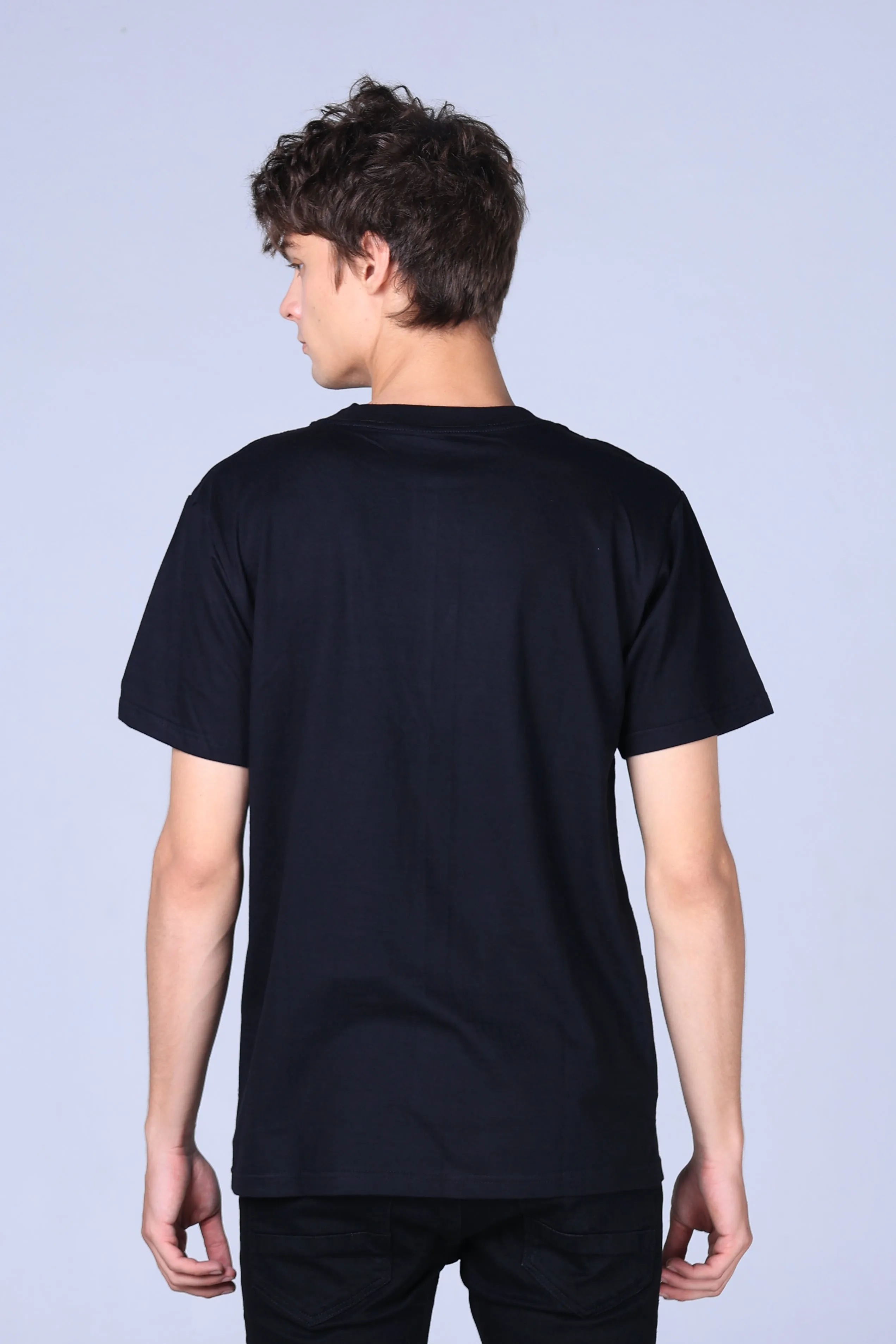 Jack Russel - Men T-Shirts - Klassik TJ-OZ1/BK Oversized Black