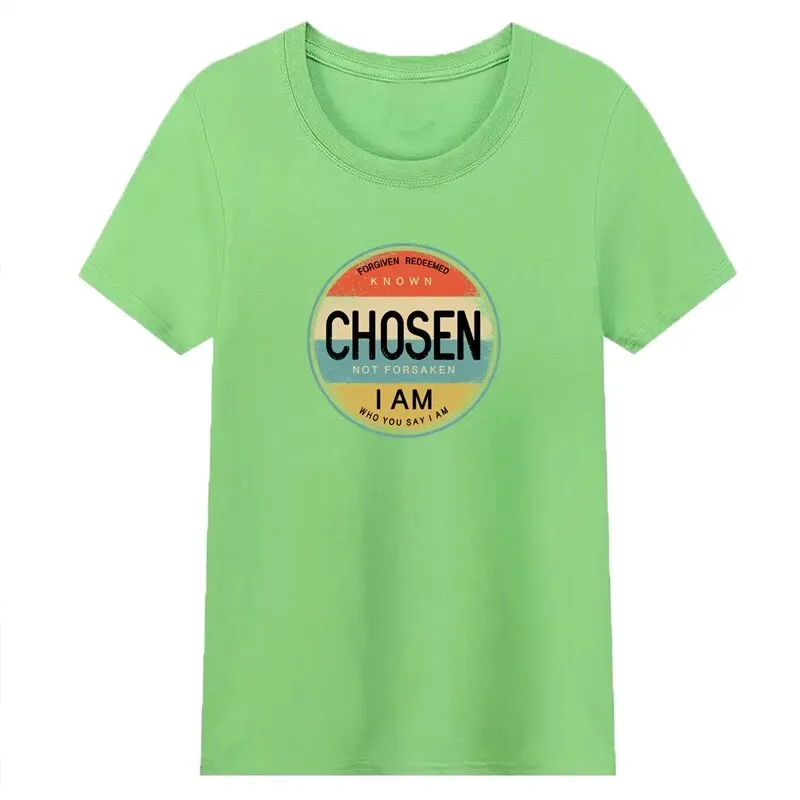 JuliaFashion - 2024 Retro Chosen Christian Tee