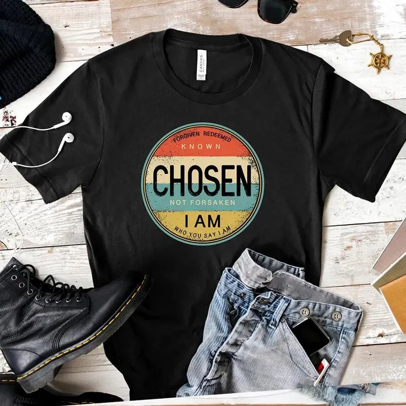 JuliaFashion - 2024 Retro Chosen Christian Tee