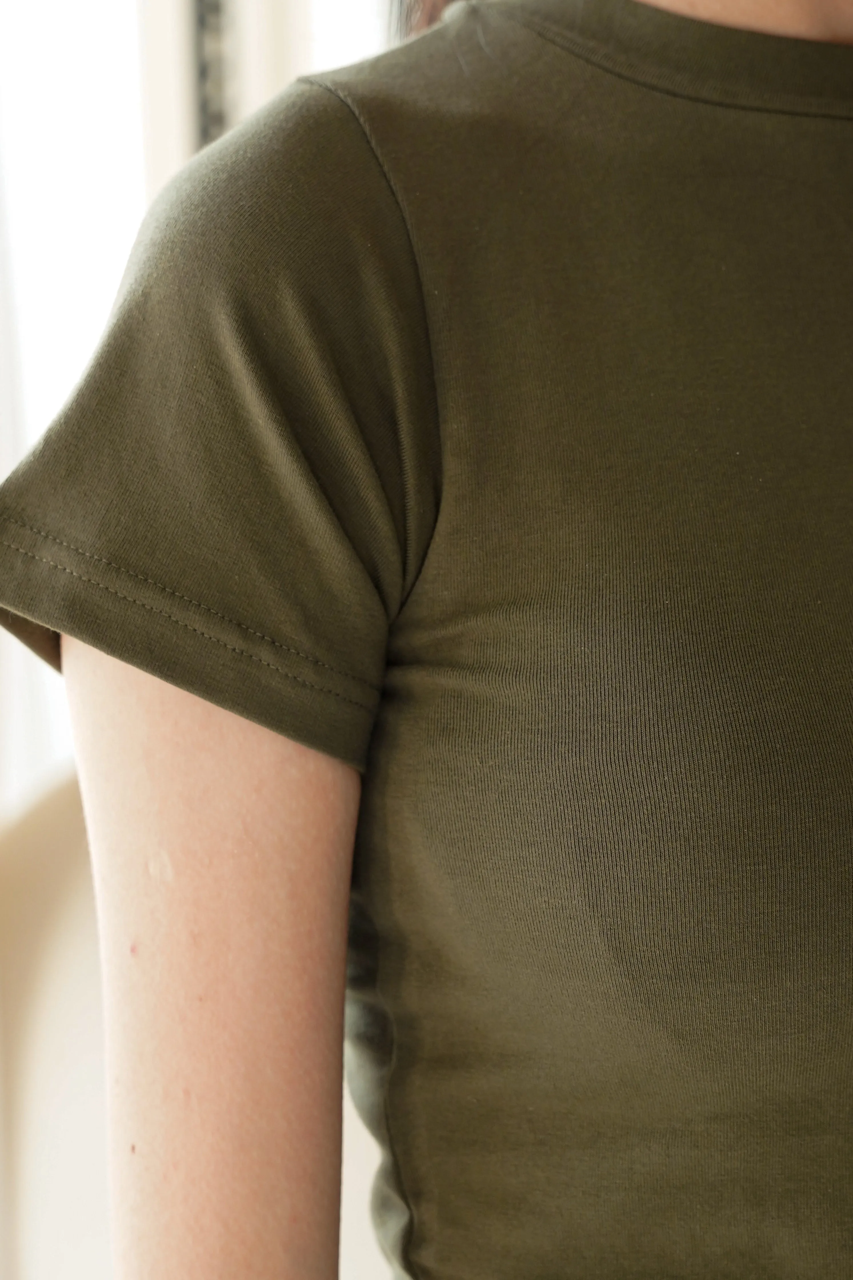 Kyoto Crop Top Green