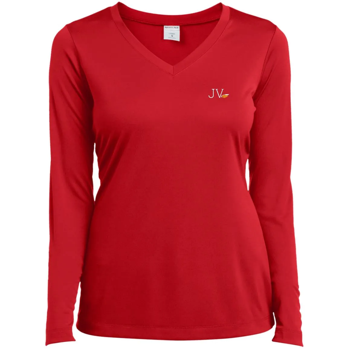 LST353LS Ladies’ Long Sleeve Performance V-Neck Tee