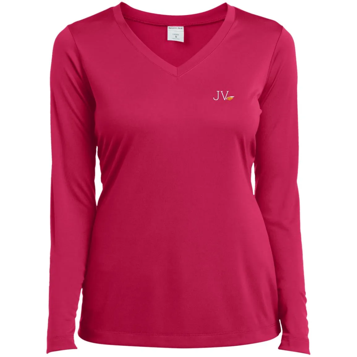 LST353LS Ladies’ Long Sleeve Performance V-Neck Tee
