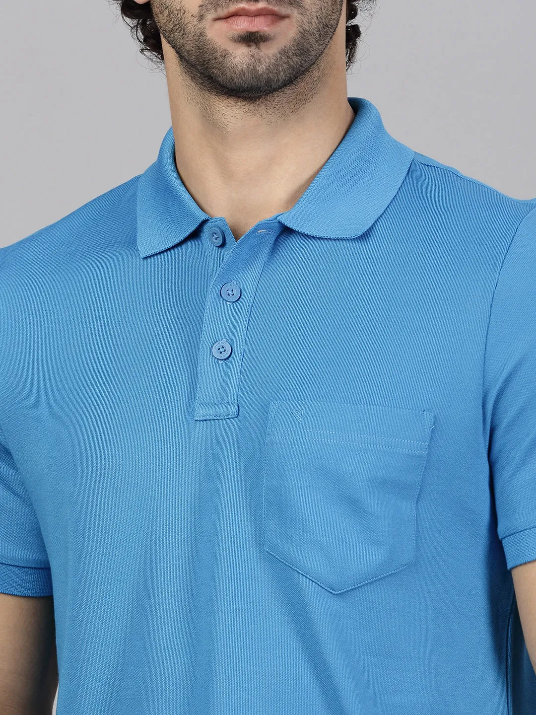 Mens Blue & Beige Expert Polo Tshirt Combos