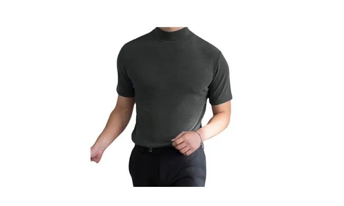 Men's Pure Color Short-Sleeved T-shirt