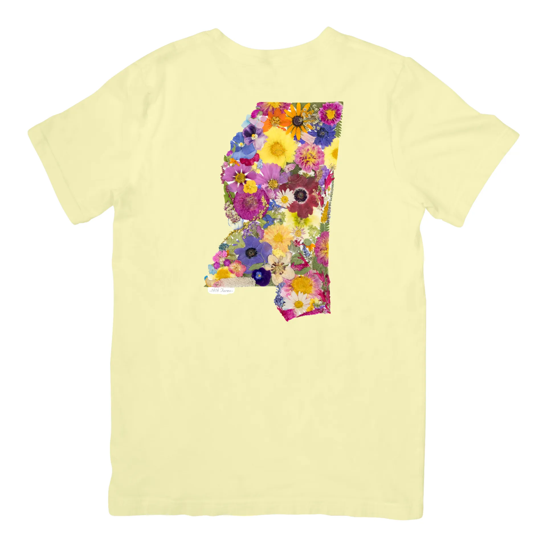 Mississippi Themed Comfort Colors Tshirt - "Where I Bloom" Collection