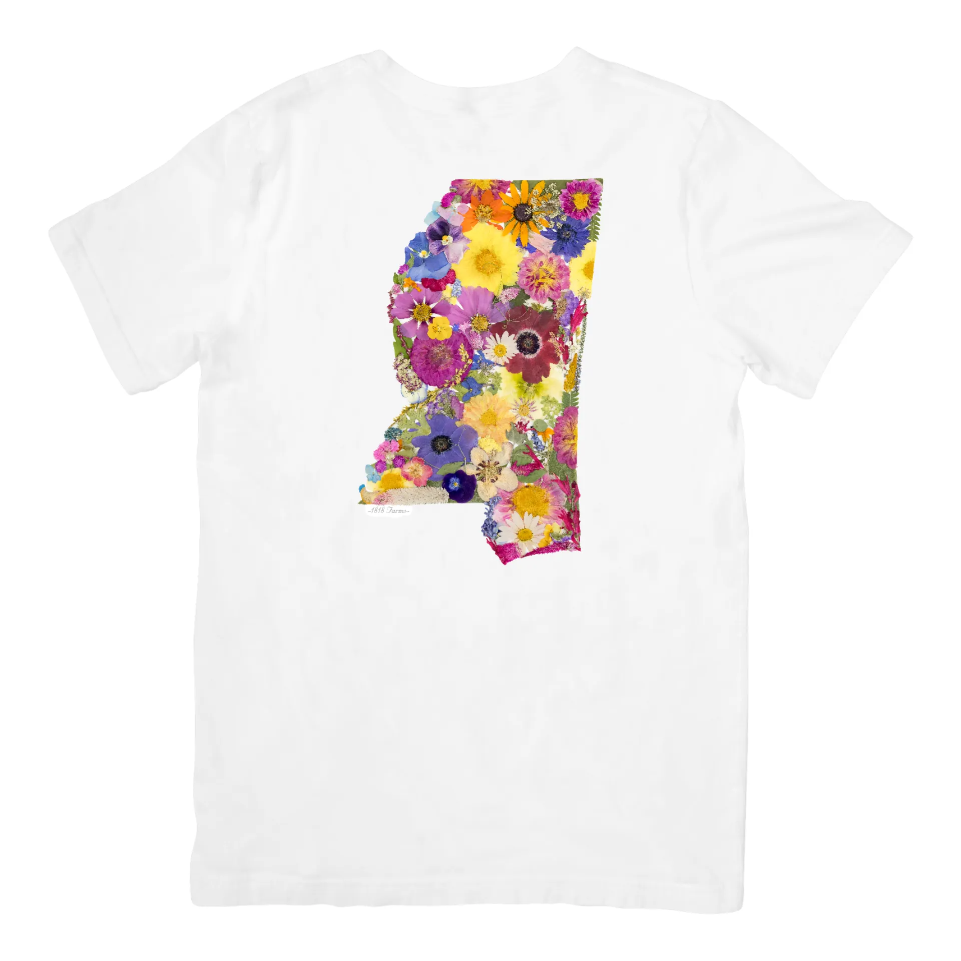 Mississippi Themed Comfort Colors Tshirt - "Where I Bloom" Collection