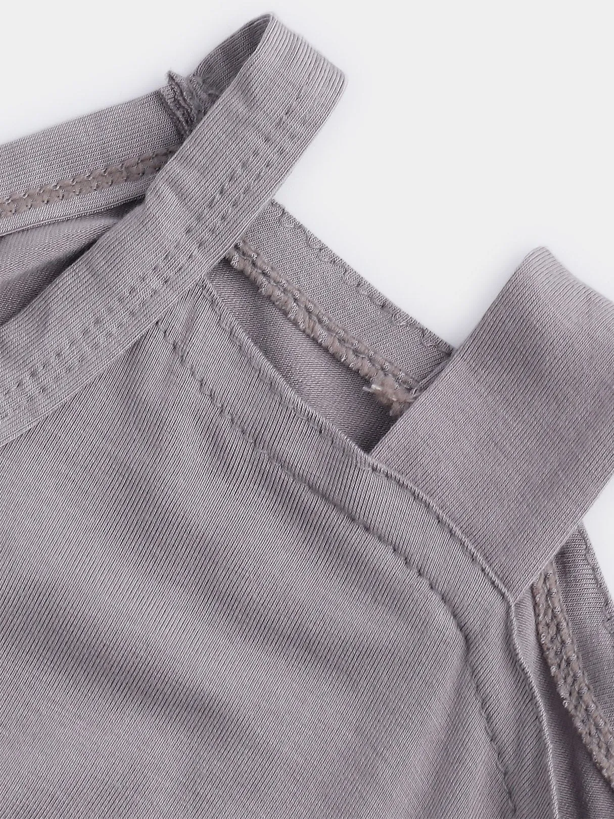 OEM ODM V-Neck Cold Shoulder Plain Hollow Cut Out Pleated Short Sleeve T-Shirts