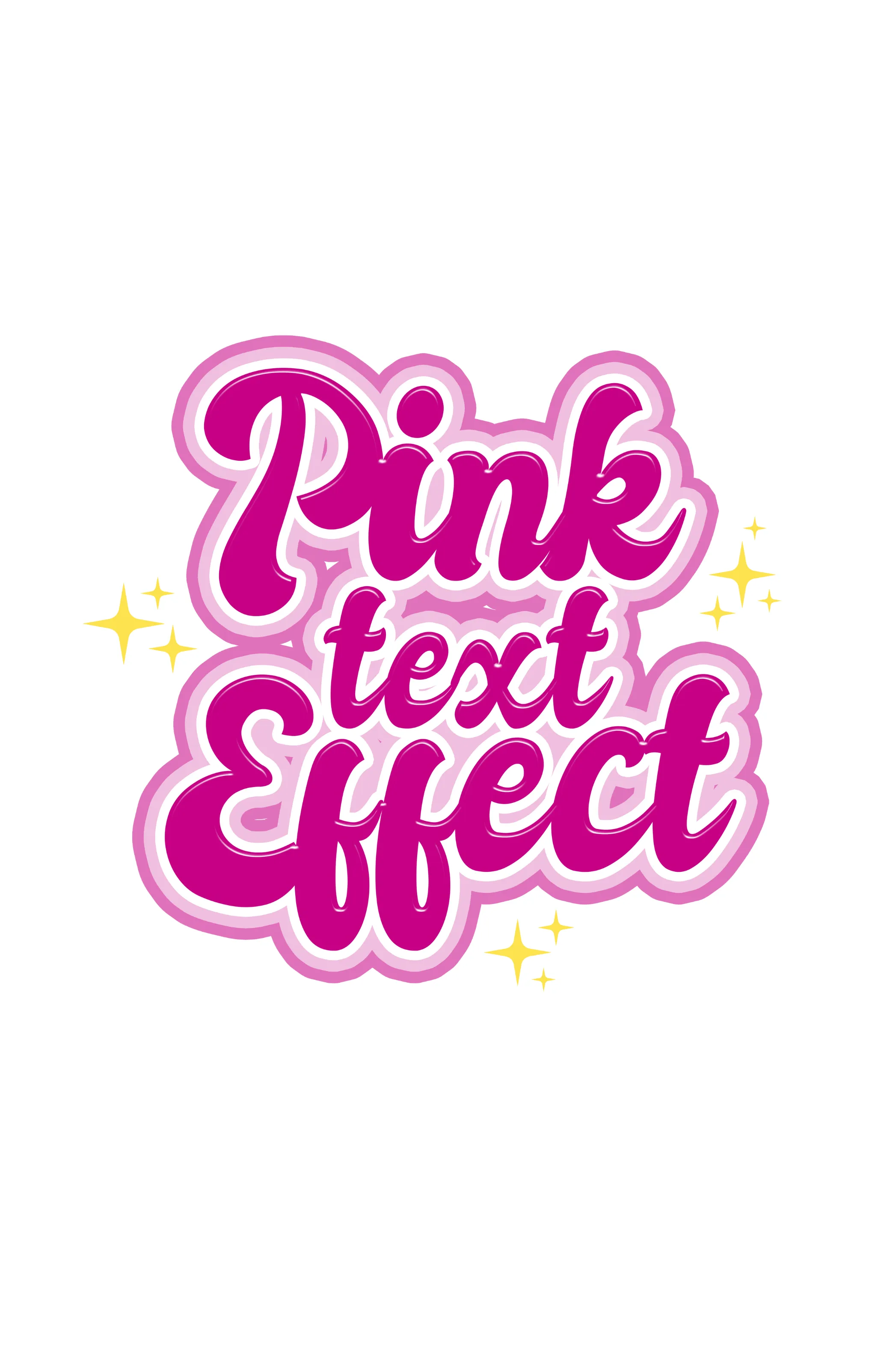 Pink Text Effect Printed T-shirt for women