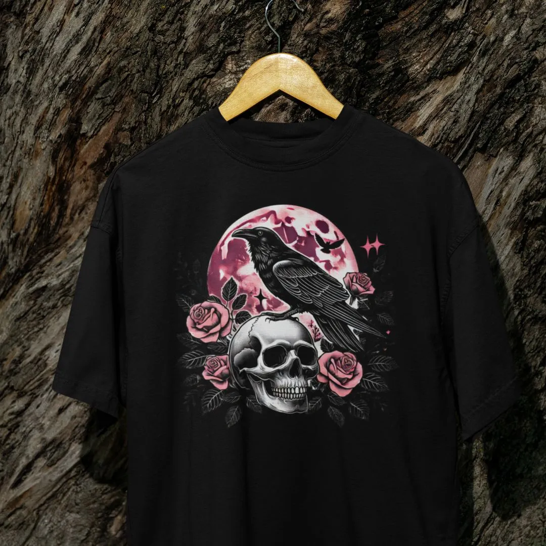 Raven of Death Oversized Tshirt
