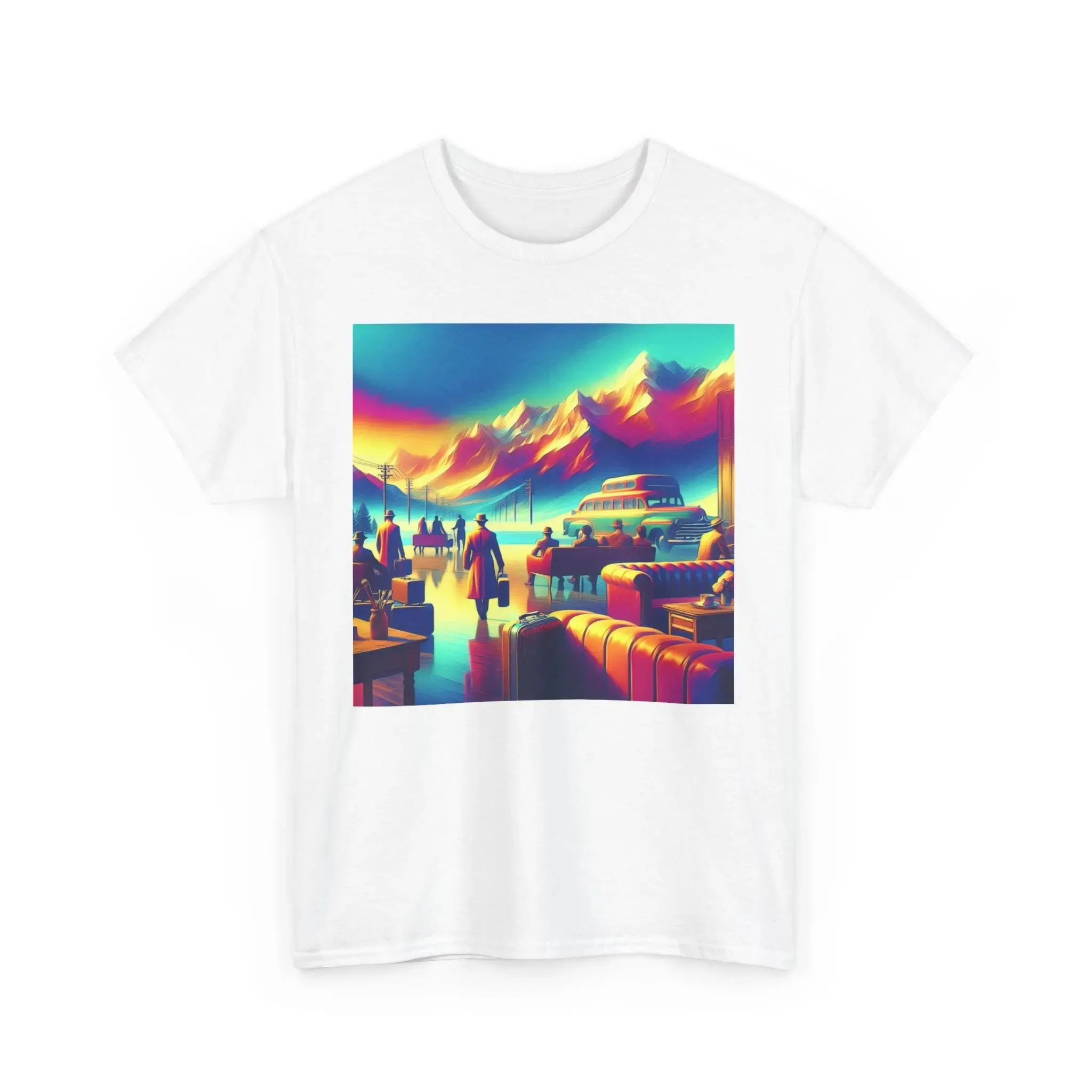 Retro Tee in Bright Colors