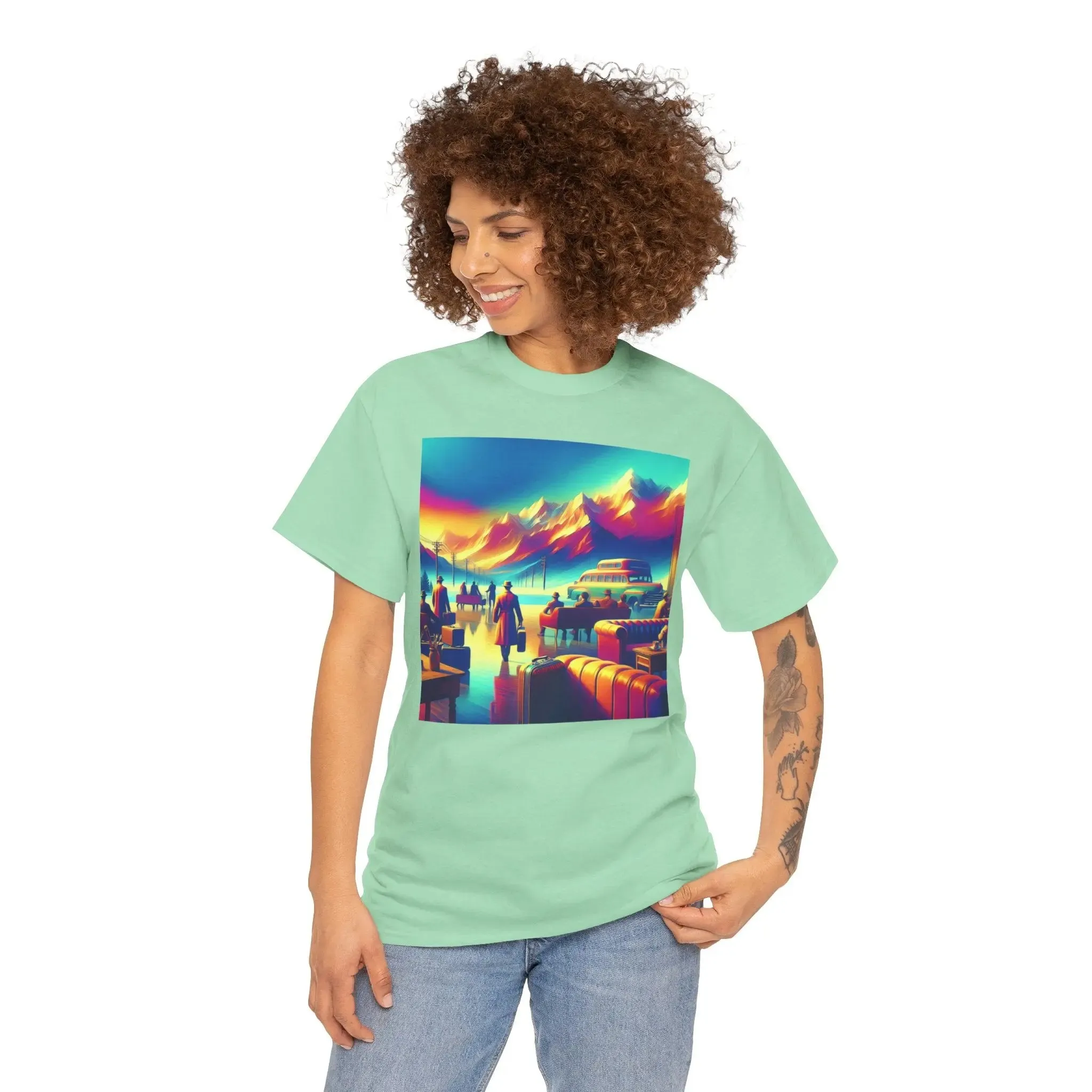 Retro Tee in Bright Colors