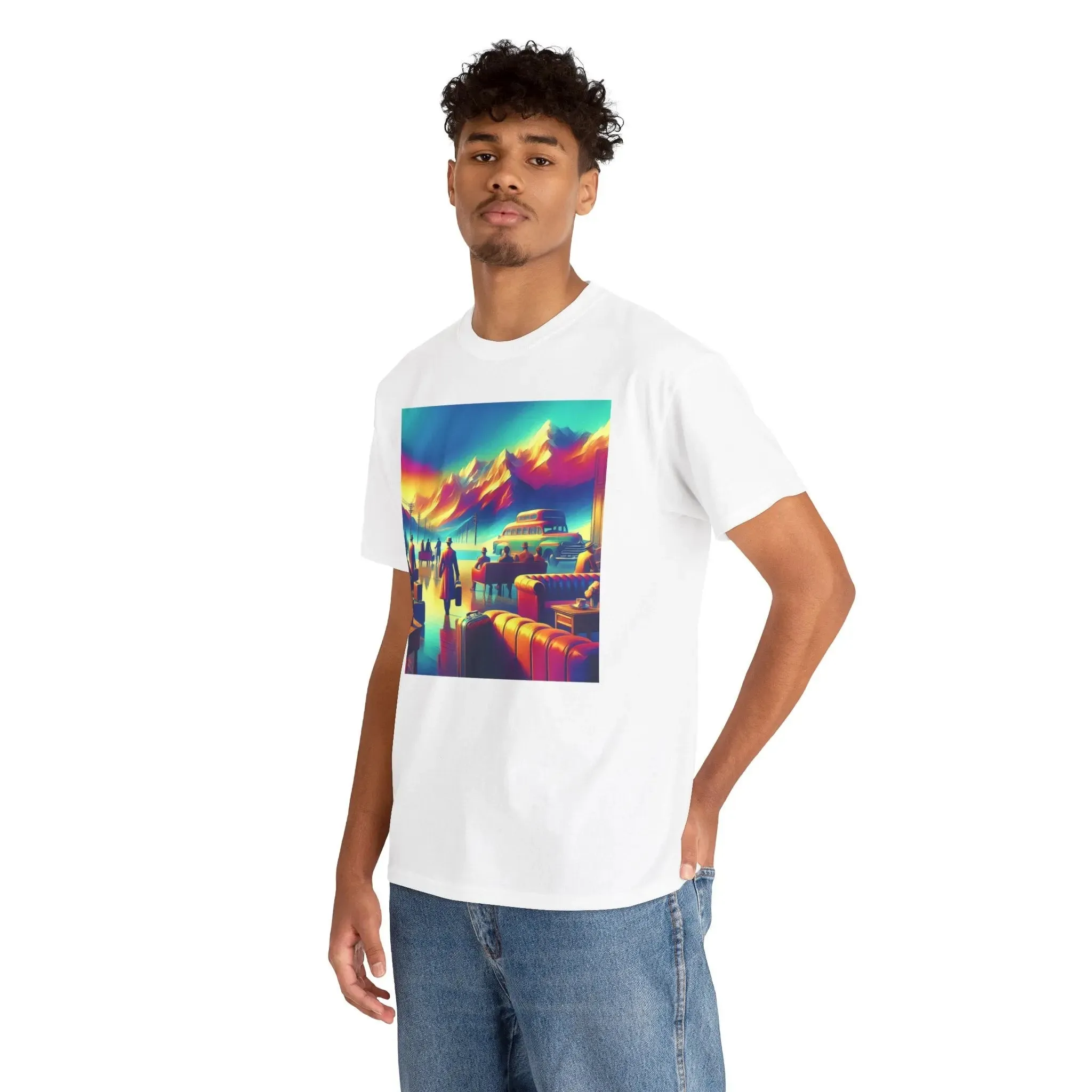 Retro Tee in Bright Colors