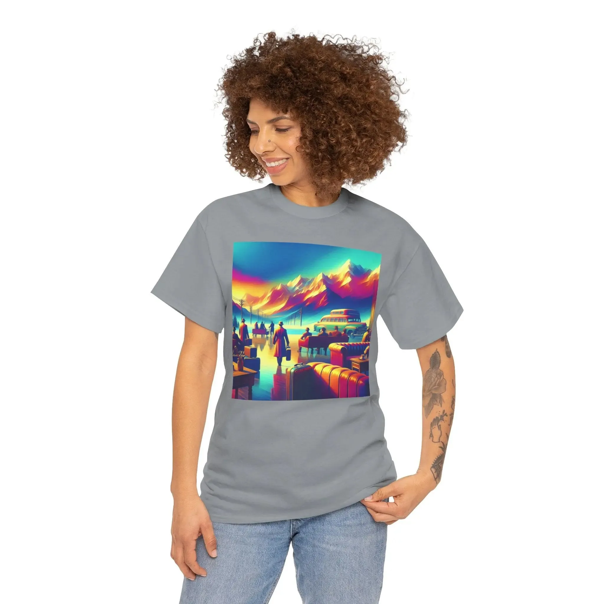 Retro Tee in Bright Colors