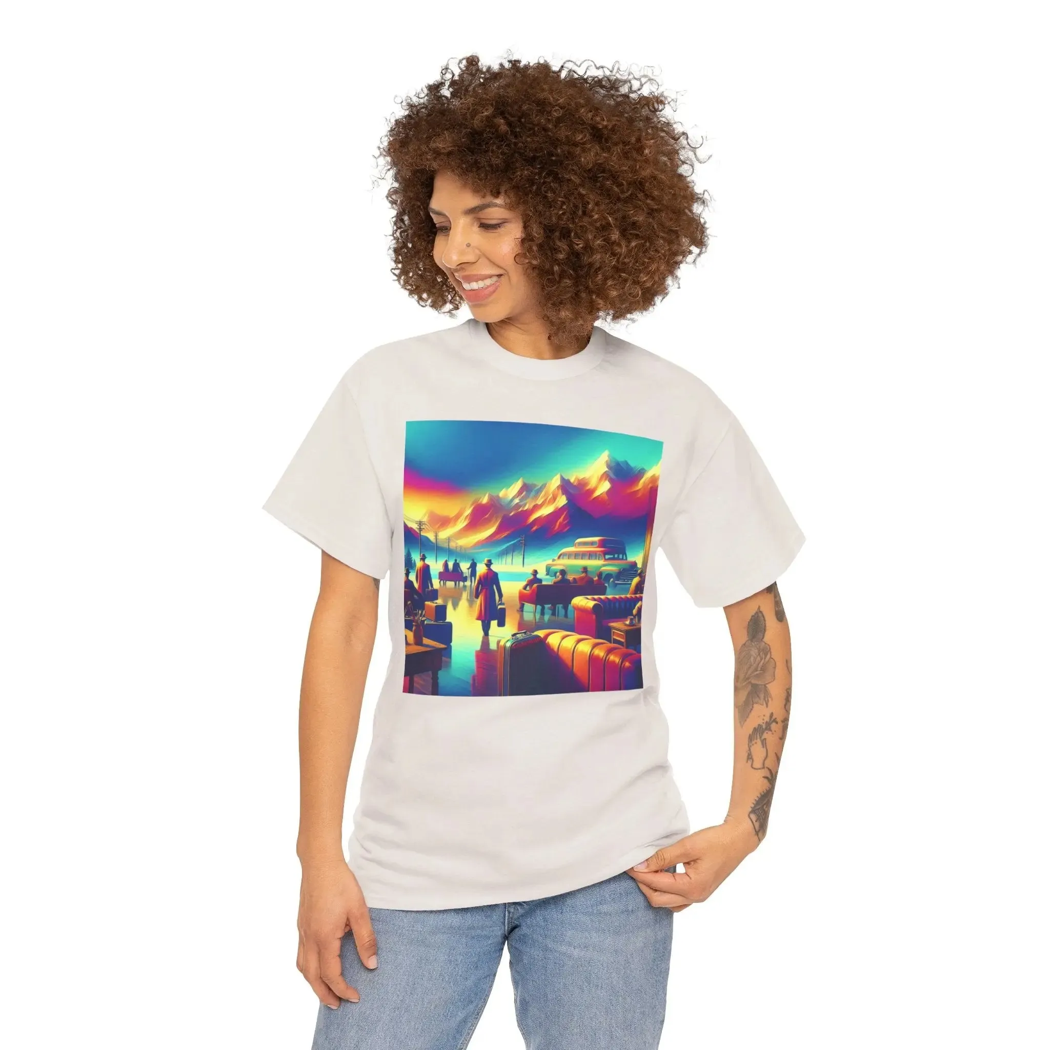 Retro Tee in Bright Colors