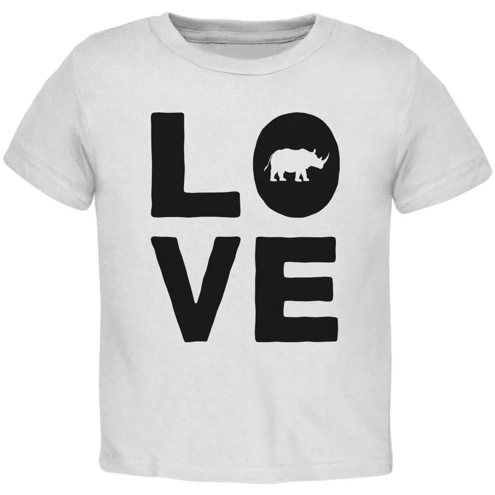 Rhino Love Toddler T Shirt