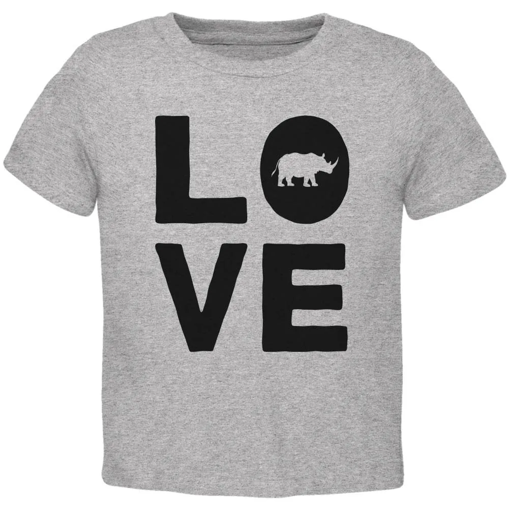 Rhino Love Toddler T Shirt