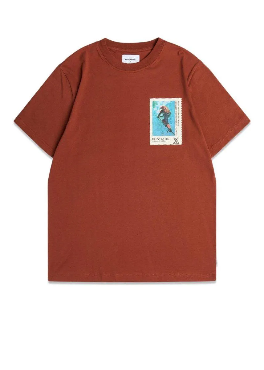 Rics Climber Tee - Spice Brown